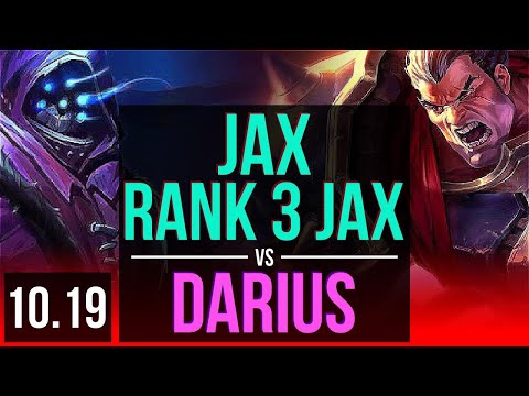 JAX vs DARIUS (TOP) | Rank 3 Jax, Rank 12, 500+ games | BR Challenger | v10.19
