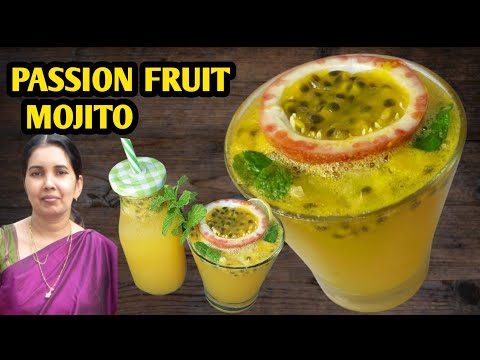 PASSION FRUIT MOJITO I PASSION FRUIT COCKTAIL I RECIPES WITH SHYNO