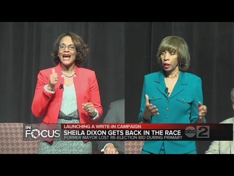 Former Baltimore mayor Sheila Dixon launches write-in bid for mayor