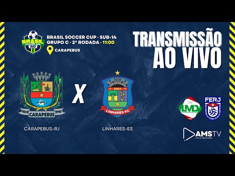 AO VIVO E COM IMAGENS: CARAPEBUS-RJ X LINHARES-ES | BRASIL SOCCER CUP SUB-14