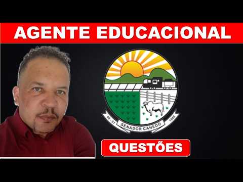 🔥02-AGENTE EDUCACIONAL(CONHECIMENTOS PEDAGÓGICOS) SENADOR CANEDO-GO