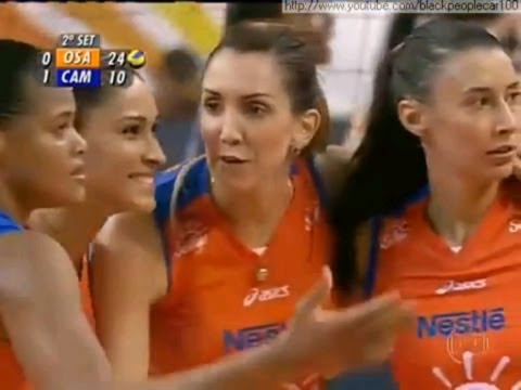 Superliga Feminina de Volei 2012/2013 (semifinal) jogo 1 - Sollys Osasco 3 x 1 Amil Campinas