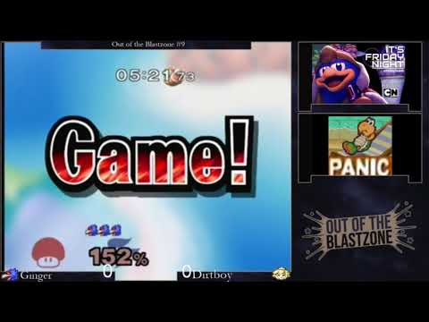 Out of the Blastzone #9: Dirtboy (Peach) vs Ginger (Falco)