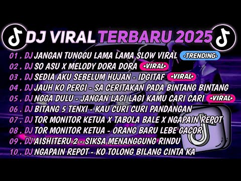 DJ TIKTOK TERBARU 2025🎵DJ JANGAN TUNGGU LAMA LAMA🎵DJ SO ASU X MELODY DORA DORA || FULL ALBUM 
