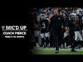 Coach Pierce Mic’d Up vs. Giants: ‘That’s My Favorite Play!’ | Raiders | NFL
