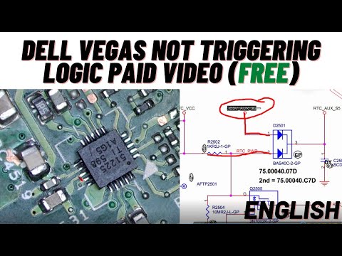Dell Vegas not Triggering Logic Paid Video (Free) | Eng | Latest Advance Chip level Repairing Course