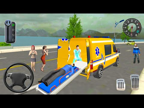 911 City Emergency Ambulance Van Driving Simulator - Android Gameplay