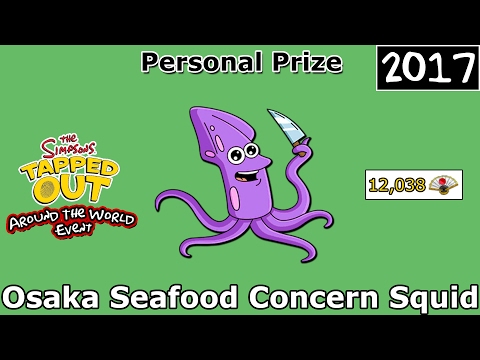 TSTO - Around The World Event | Osaka Squid | Personal Prize (FULL WALKTHROUGH)(2017)