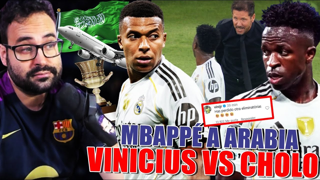 💥SIMEONE a VINICIUS: "Te VA a ECHAR FLORENTINO" ¡Y RESPONDE! - MBAPPÉ VIAJA a ARABIA para la FINAL