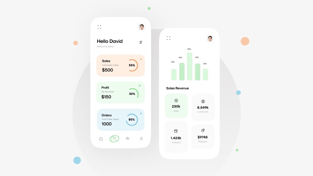 Mobile App UI design | Finance App UI/UX design | BY designing Tutorials