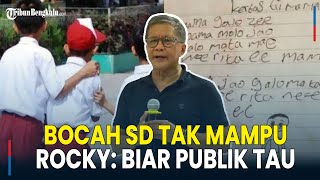 Download lagu Rocky Gerung Kecam Pemerintah Usai Bocah SD Yohannes di NTT Meninggal Tak Mampu Beli Buku Sekolah mp3