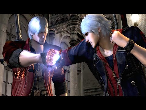 Nero Vs Dante Boss Fight - Devil May Cry 4 Special Edition Remaster (4K Ultra HD) Boss #6