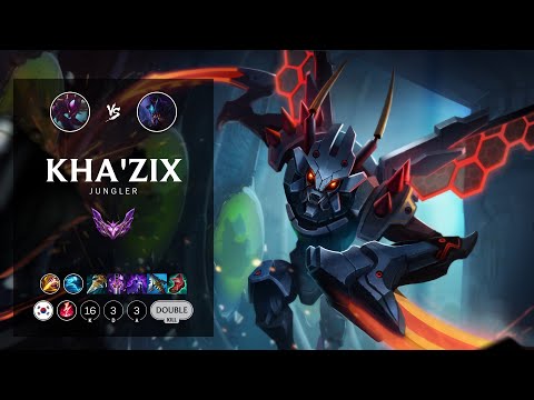 Kha'Zix Jungle vs Rek'Sai - KR Master Patch 12.12
