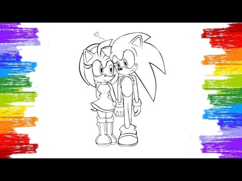 Sonic & Amy Rose Coloring Pages/Sonic Coloring Pages/Alan Walker - Fade [NCS Release]