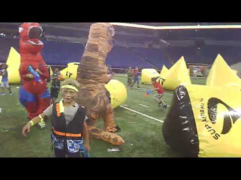 Footage from my Nerf Battlescout attached to my Zombie Strike Revoltinator