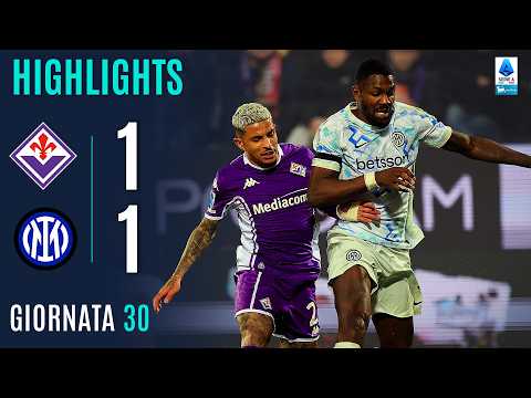 Video highlights della Fiorentina vs Inter (1 a 1) - Giornata 30 - Fantacalcio e fantamedie