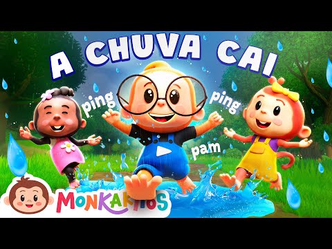 A Chuva Cai | Monkakitos | Clássicos Cristãos - Música Infantil Gospel