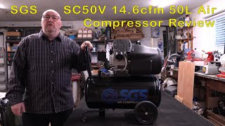 SGS SC50V 14.6cfm 50L Compressor Review, Clarke Raider, Airmaster Tiger