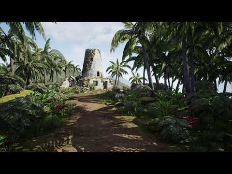 Overgrown Jungle environment cinematic.