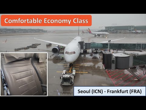 The MOST COMFORTABLE Economy Class Seats | Air Premia | Boeing 787-9 | Seoul (ICN) - Frankfurt (FRA)