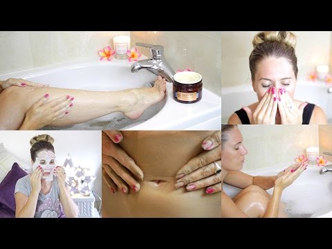 MY PAMPER AND BATHTIME ROUTINE! ad | Talk Becky Talk