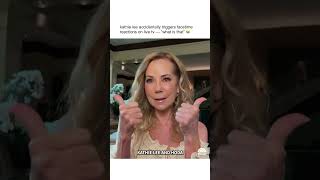 Kathie Lee accidentally triggers facetime reactions on live tv