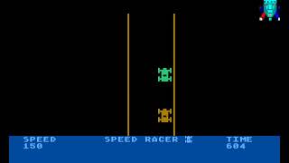 Atari 800 Game: Speed Racer (1980)