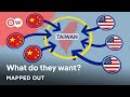 Why China And The US Are So Obsessed With Taiwan Mapped Out