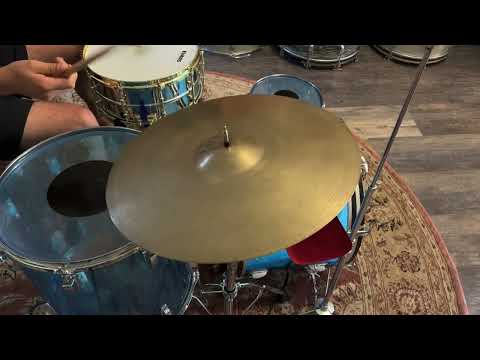 1950's Zildjian 'Small Stamp' 18" Crash Cymbal 1386g