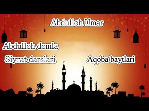21.Abdulloh domla - Aqoba baytlari