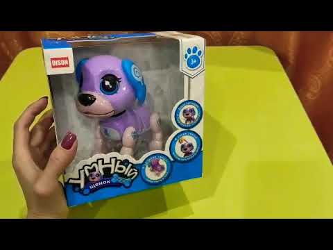 Обзор. Умный щенок, интерактивная игрушка