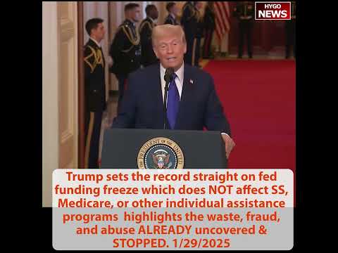 TRUMP EO 30K person migrant facility at Guantanamo Bay; Colombia Migrants; Fed funding freeze