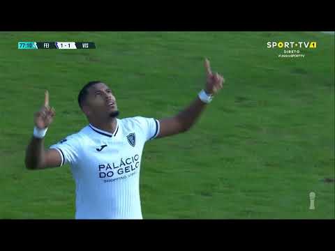 Golo André Clóvis: CD Feirense 1-(1) Ac. Viseu - Liga Portugal SABSEG | SPORT TV