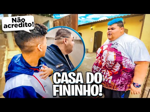 CONHECEMOS A CASA DO FININHO E FIQUEI ASSUSTADO