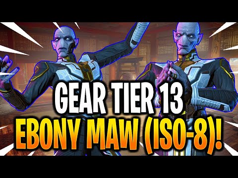 *NEW* G13 EBONY MAW (WITH ISO-8) SHOWCASE & GAMEPLAY! - MARVEL Strike Force - MSF