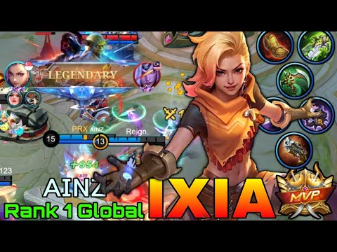Legendary Ixia Late Game Monster - Top 1 Global Ixia by ᴀɪɴᴢ - Mobile Legends