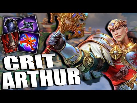 CRIT/ATTACK SPEED KING ARTHUR IS UNDERRATED BABY - Masters Ranked Duel - SMITE