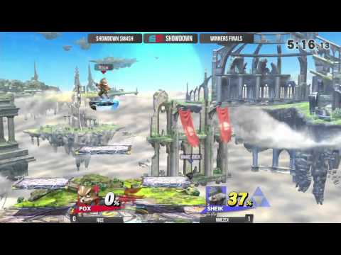 Showdown Sm4sh #3 - Winners Finals: Rice (Fox) vs NME Zex (Sheik)