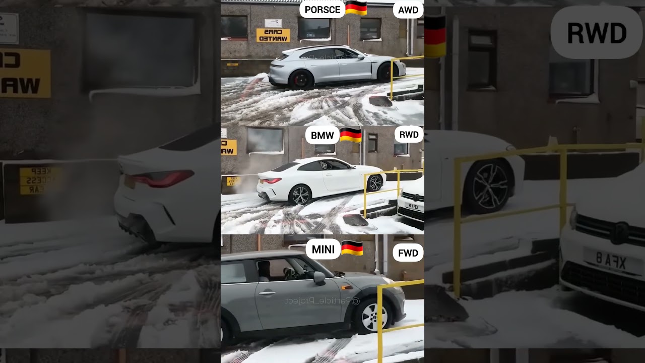 Ultimate Grip Challenge ⚙️ FWD vs RWD vs AWD – Who Really Wins? 😱🚗