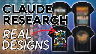 I Turned Claude AI Research Into Shirt Designs That Sell (Using ChatGPT)