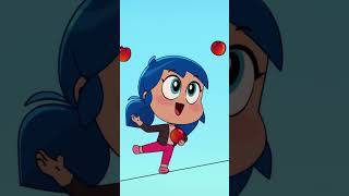 Marinette uses a parrot to attract Adrien 🦜 | Miraculous Chibi | Disney Channel Animation