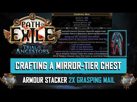 [POE 3.22] Mirror Crafting an Armour Stacker Chest