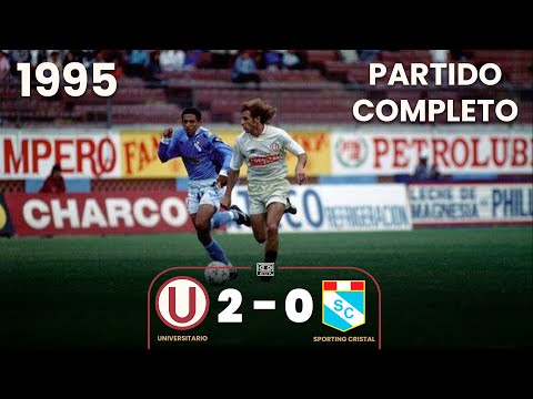 Universitario 2-0 S. Cristal | Golazo de Alex Rossi corriendo 70 metros | Partido completo | 1995⚽🎞