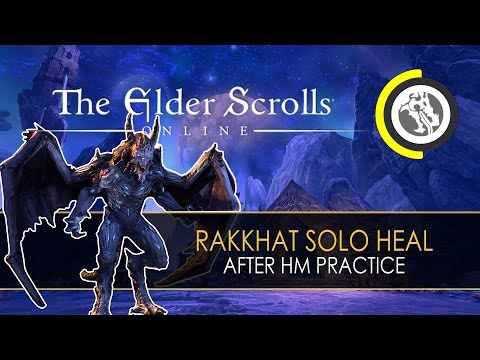 ESO - Rakkhat Solo Heal after Hardmode Practice | Ivory
