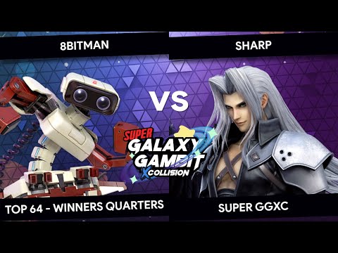 Super GGxC - 8BitMan (R.O.B.)  vs Sharp (Sephiroth, ZSS) - Top 64 - Winners Quarters