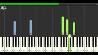 Never Tear Us Apart - INXS | Adelina Piano synthesia tutorial