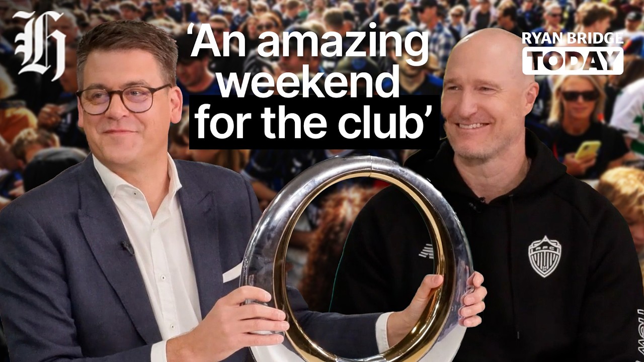 What happened to the base of the A-League trophy? | Ryan Bridge TODAY