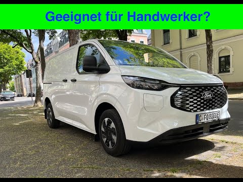 Ist das ein Handwerkerauto? Vorstellung und Ladetest des Ford Transit Custom Transporter.