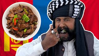 Tribal People Try Mongolian Beef For The First Time!