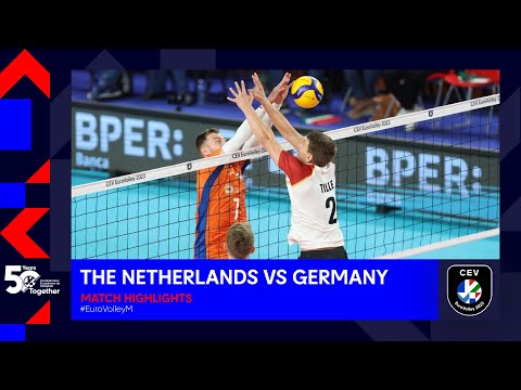 The Netherlands vs. Germany I Match Highlights 1/8 Finals I CEV EuroVolley 2023 Men